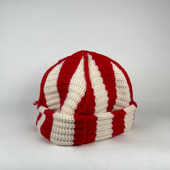Charles Jeffrey Loverboy Red Striped Ears Beanie