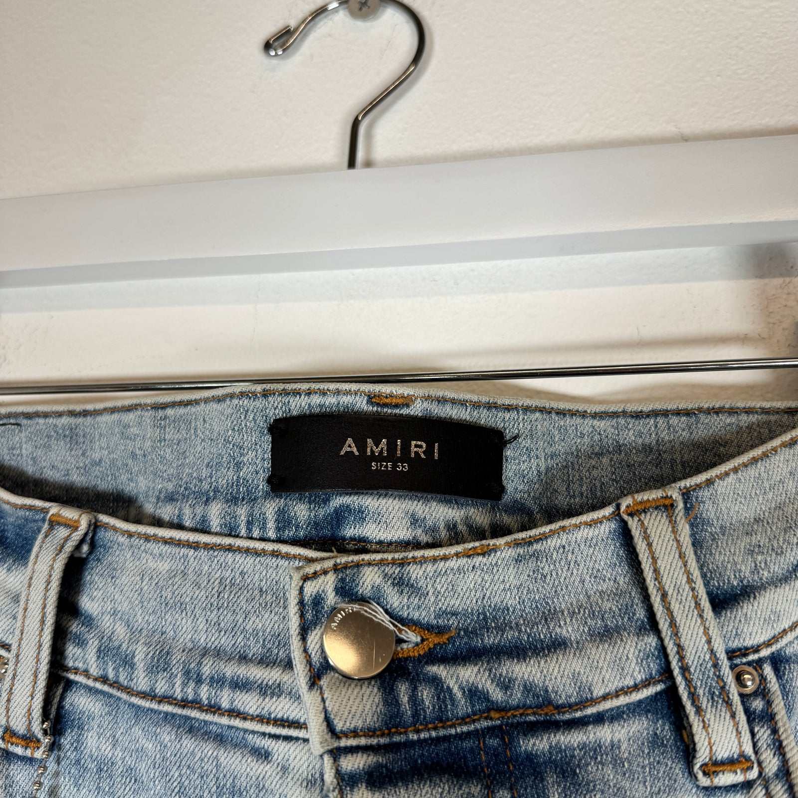 Amiri Lightwash Playboy Jeans Size 33