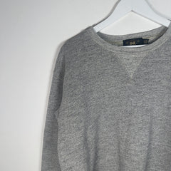 RRL Grey French Terry Crewneck