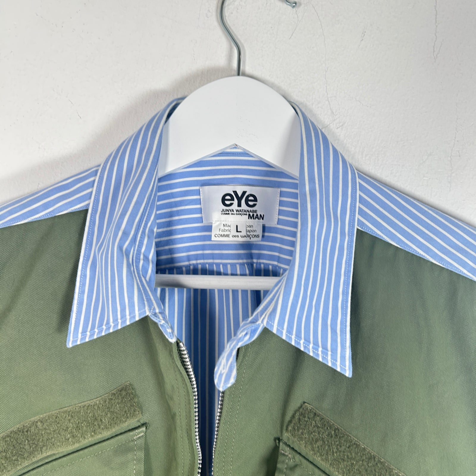 Junya Watanabe Eye Cargo Patchwork Shirt Jacket Size L