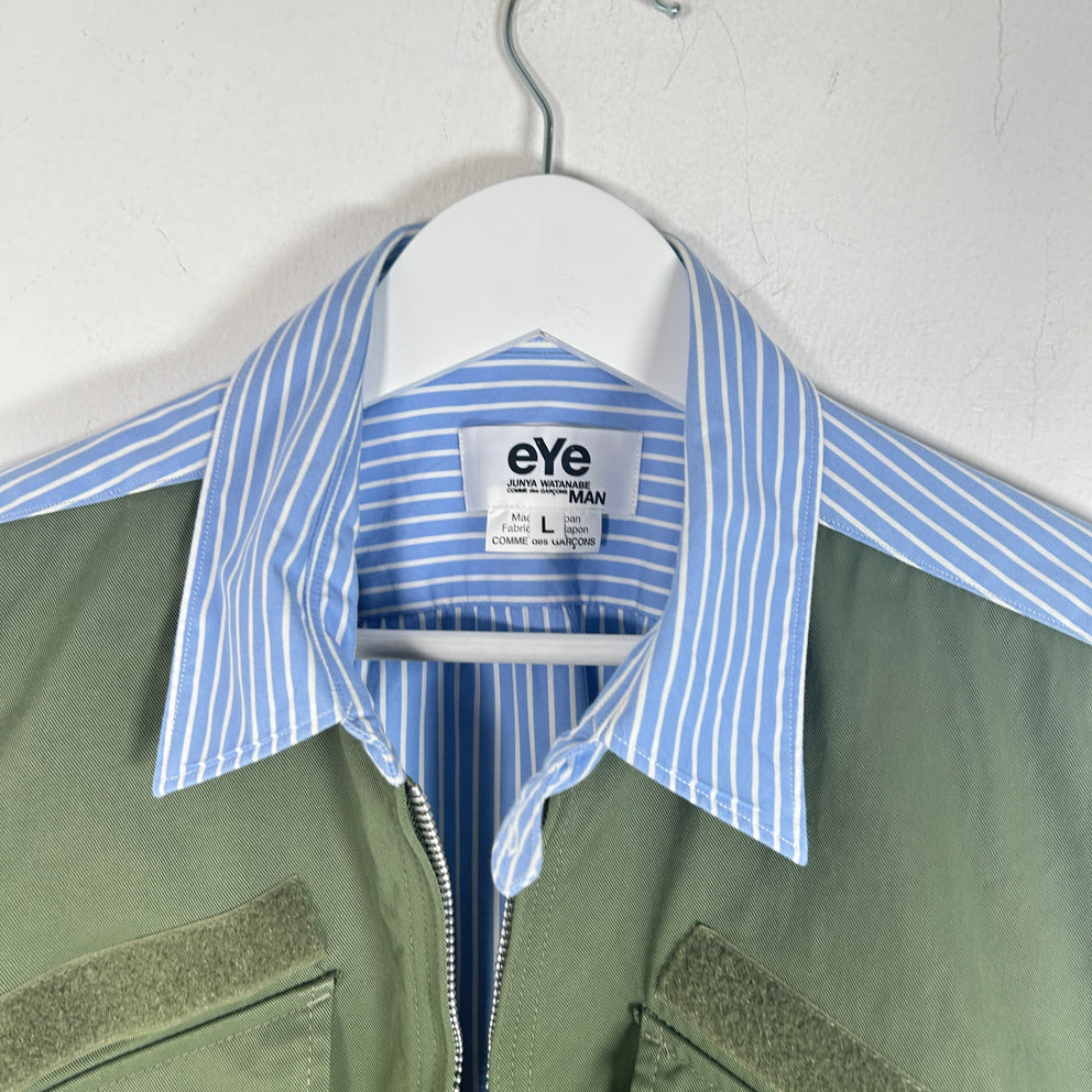 Junya Watanabe Eye Cargo Patchwork Shirt Jacket Size L