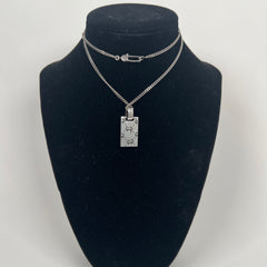 Gucci Silver Ghost Pendent Necklace
