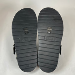 Dior Black/Beige Oblique Aqua Sandals Size 43