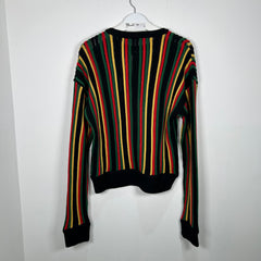 Spencer Badu Multi Color Striped Sweater Size L