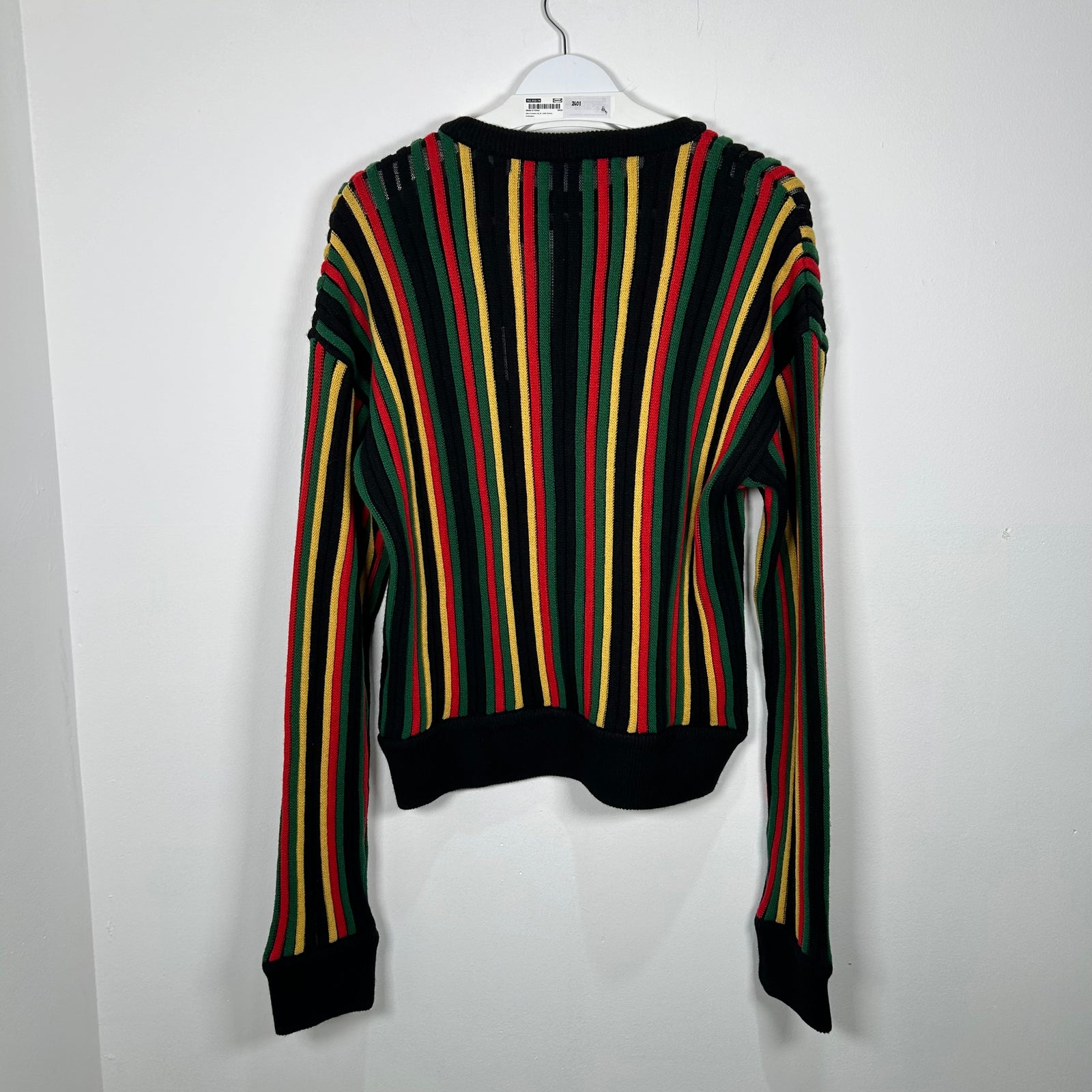 Spencer Badu Multi Color Striped Sweater Size L