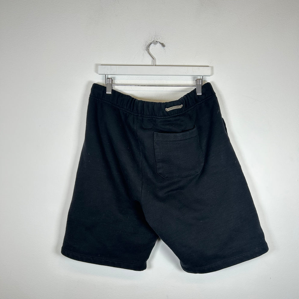 Chrome Hearts Black Embroidered Logo Shorts Size L