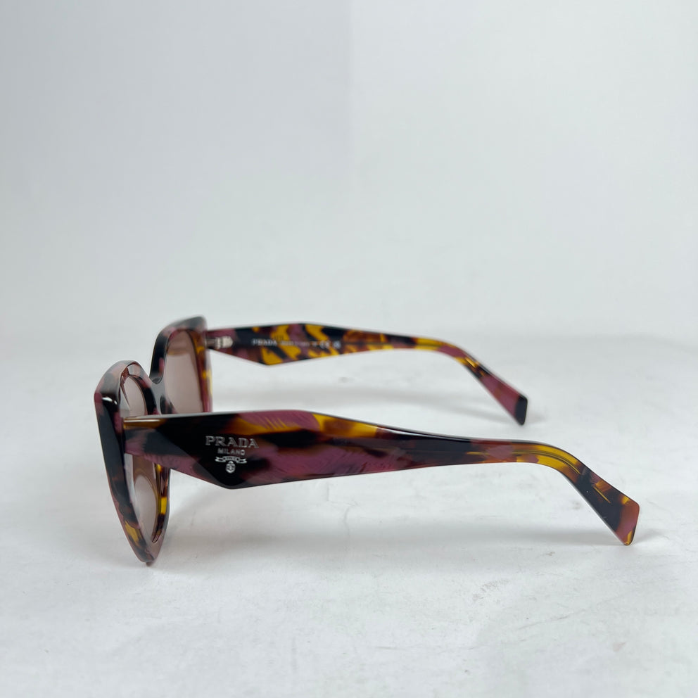 Prada Pink PR 19ZS Rectangle Sunglasses