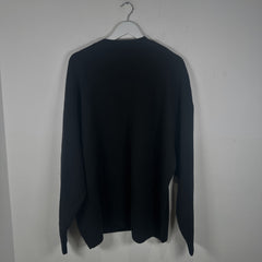 Balenciaga 3B Logo Black Ski Wool Sweater Size S