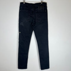 Ksubi Black Distressed Jeans Size 34