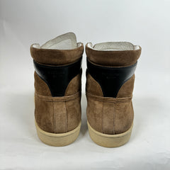 Saint Laurent Brown Suede SL-10H Sneakers Size 46