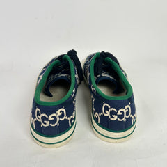 Gucci 1977 Tennis Monogram Low-Top Sneakers