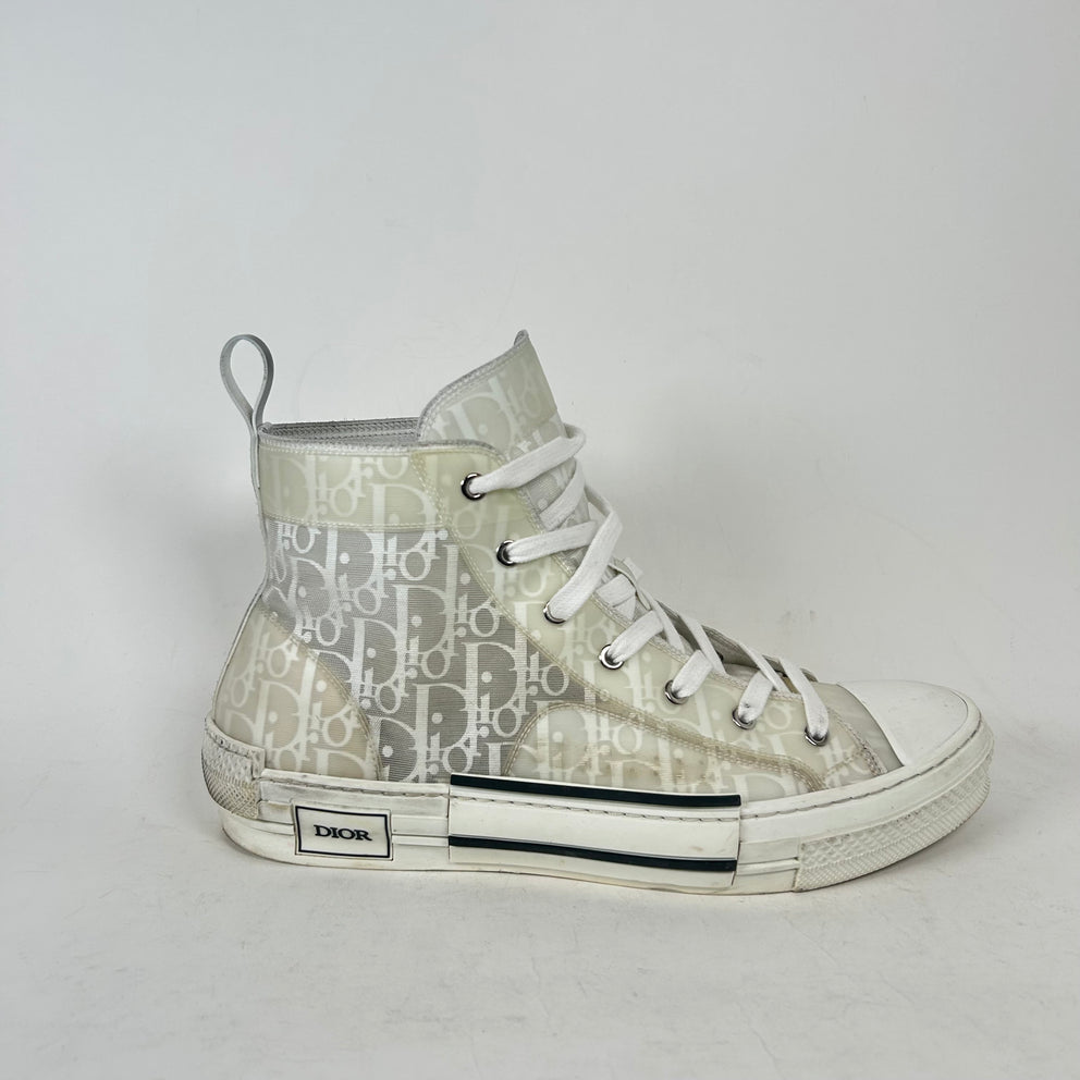 Dior B23 White Oblique Sneaker Size 45
