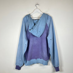 Alchemist Blue/Purple Distressed After-Hood Hoodie Size XL