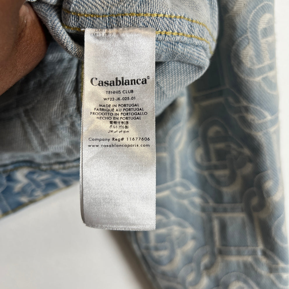 Casablanca Monogram Denim Jacket