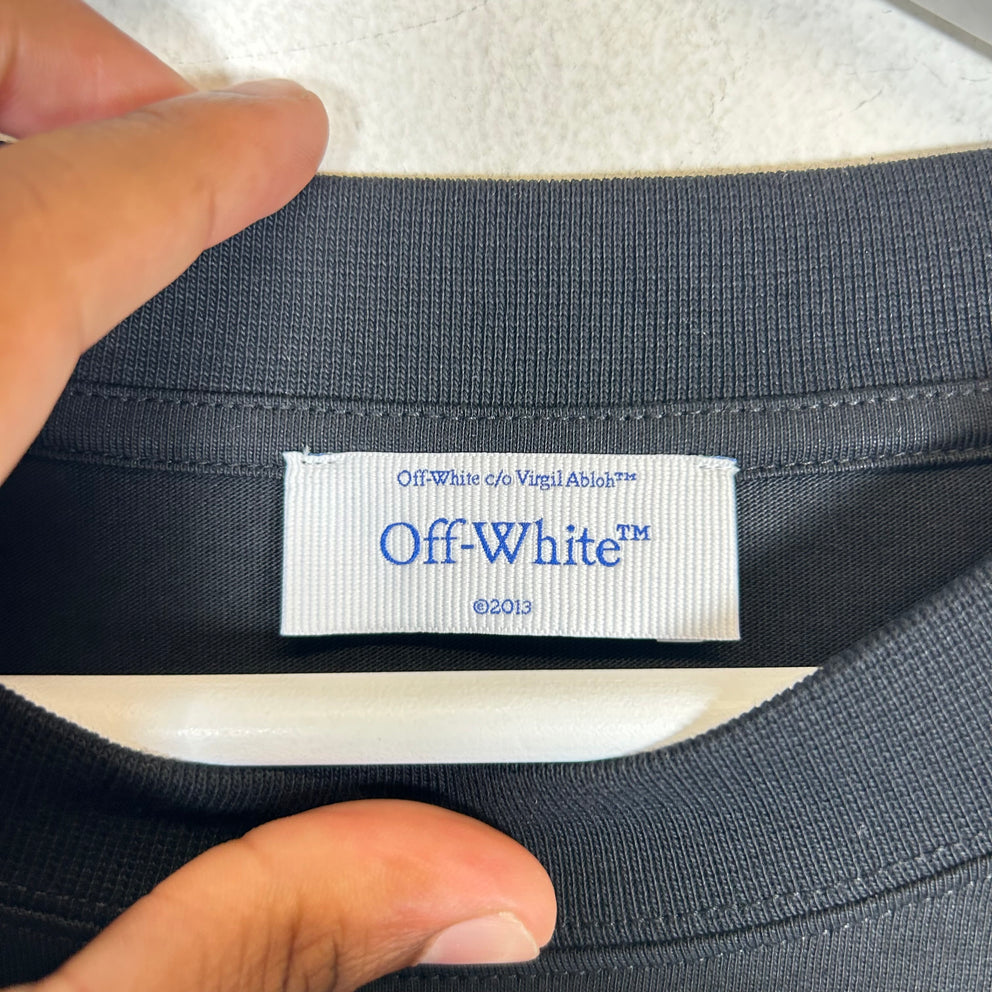 Off-White Black/Green Arrows T-Shirt Size XXL