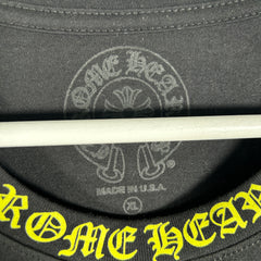 Chrome Hearts Yellow Spell Out Longsleeve Size XL