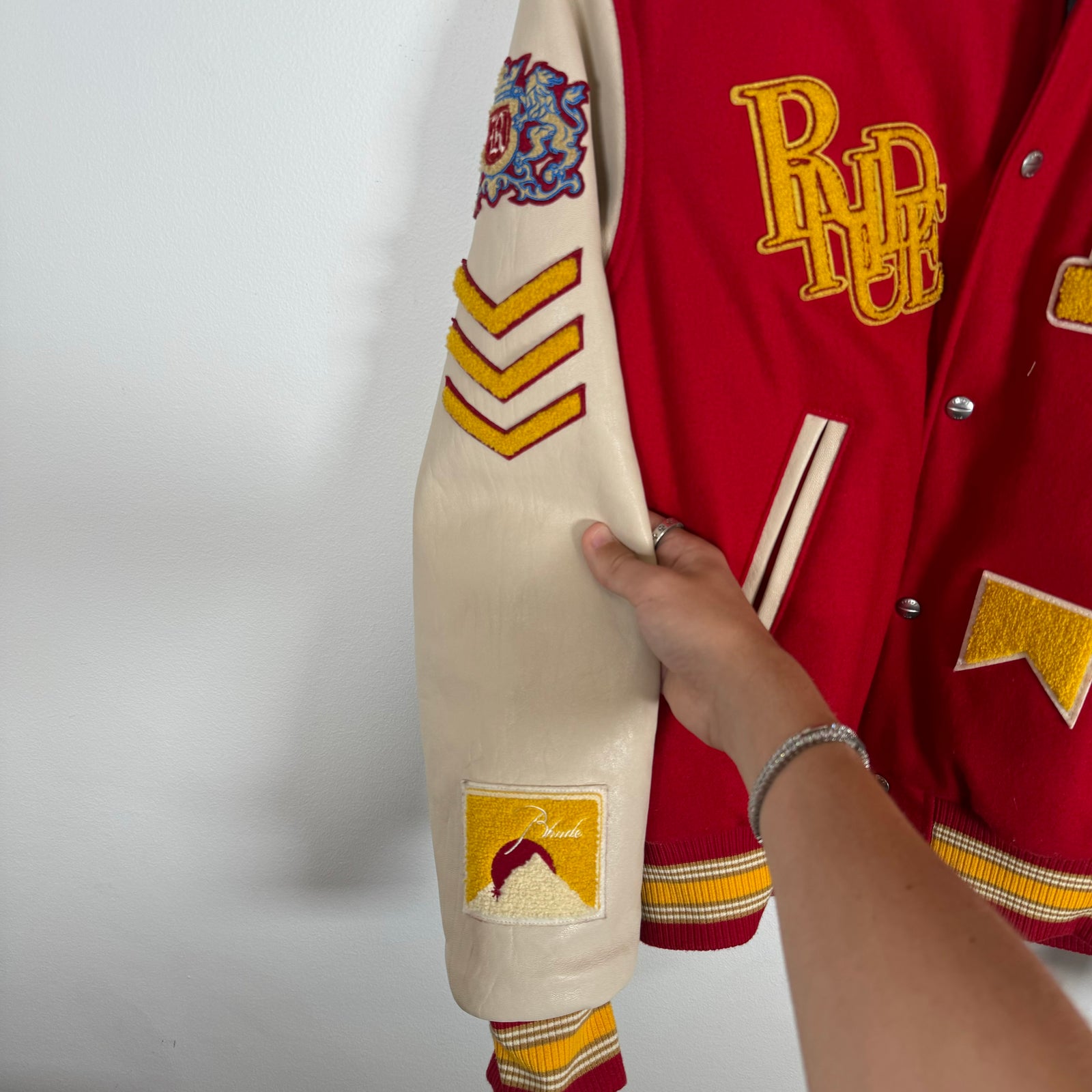 Rhude Red Bull Market Varsity Jacket