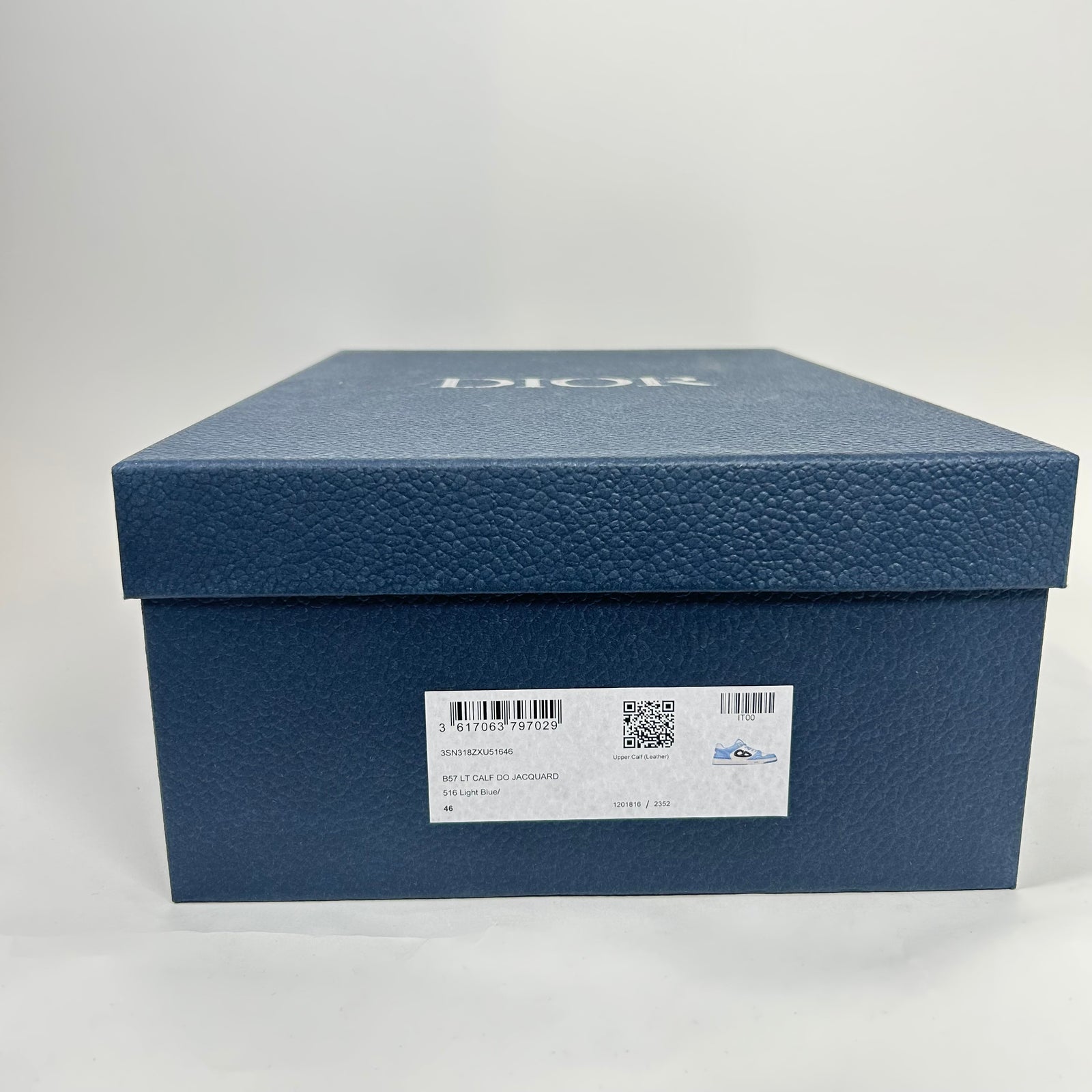 Dior B57 Light Blue Oblique Sneaker Size 46