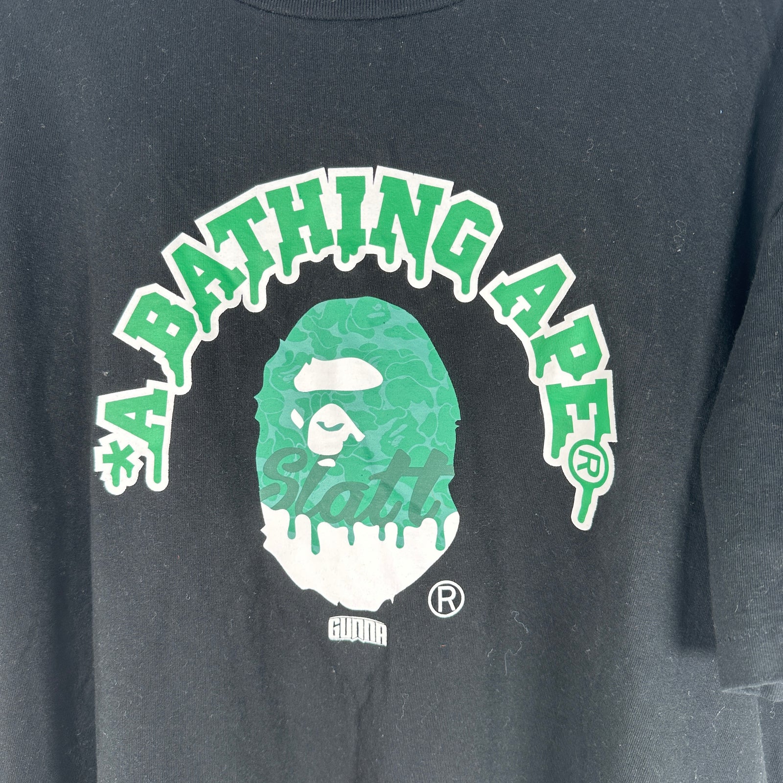 Bape x Gunna Graphic T-Shirt Size XL