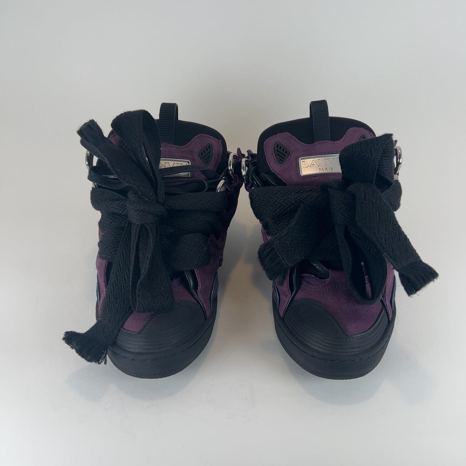 Lanvin 'Curb' Suede Low-Top Sneakers