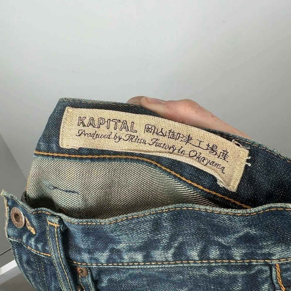 Kapital Repair Patchwork Jeans