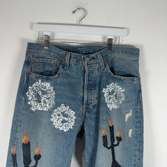 Denim Tears x Virgil Abloh 'Message in a Tear' Levis 501 Jeans