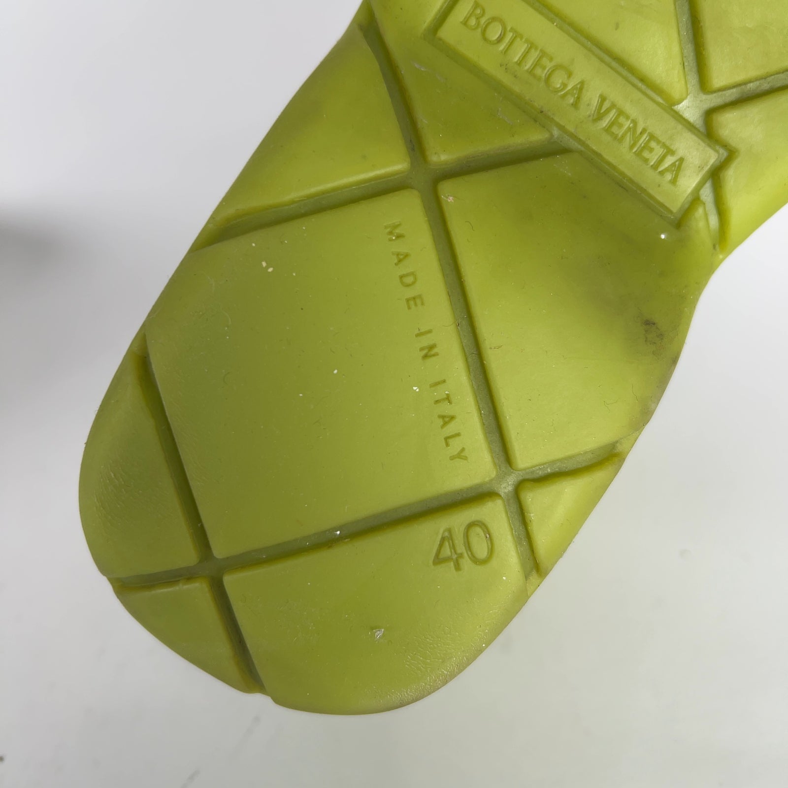 Bottega Veneta Green Puddle Boots Size 7