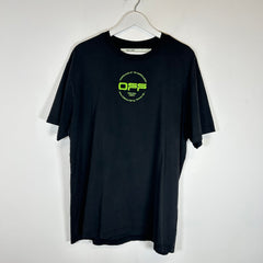 Off-White Black Hand Logo Tee Size XS