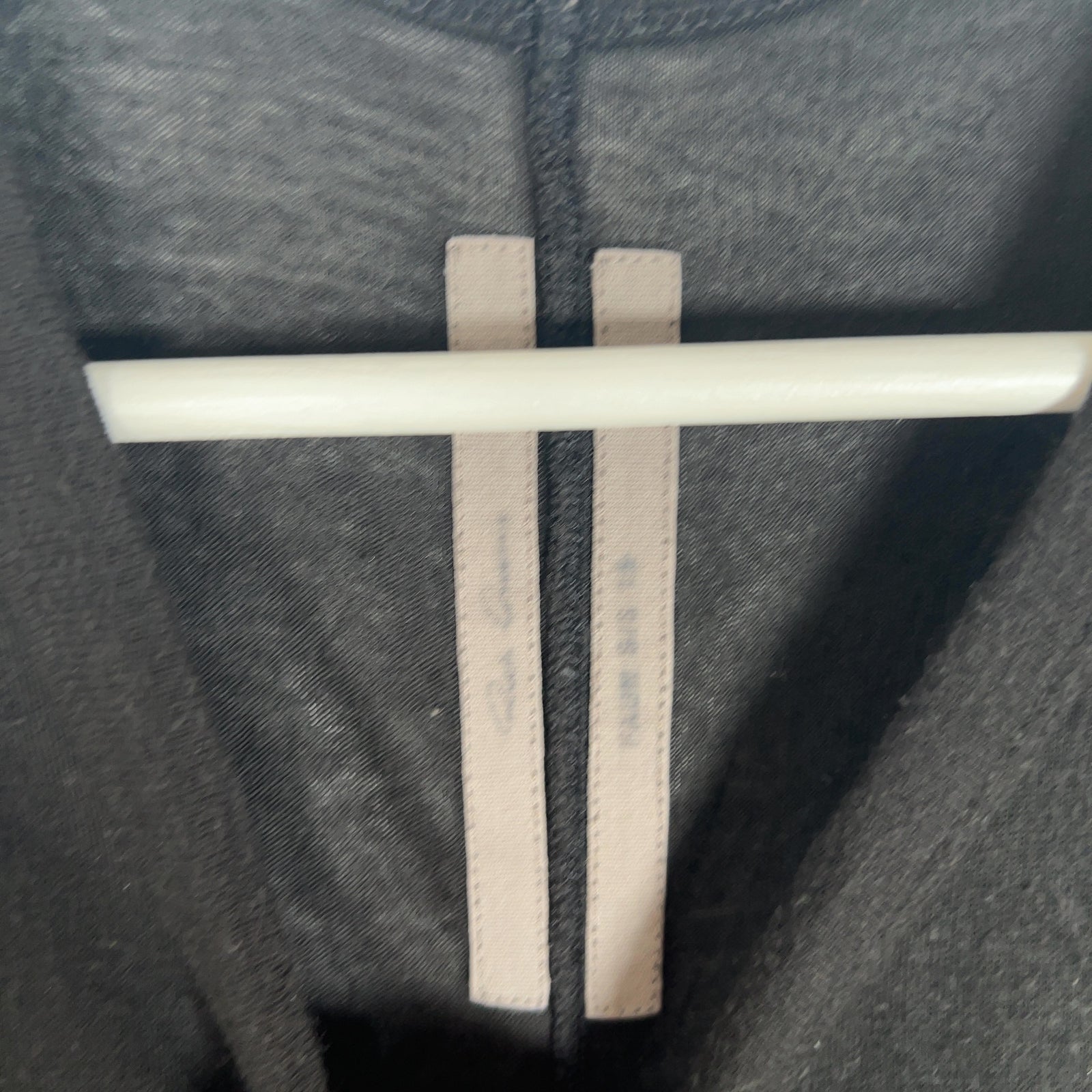 Rick Owens SS15 Faun Long Raw Cut Cotton T-Shirt