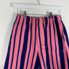 Bode Pink/Blue Striped Shorts Size S/M