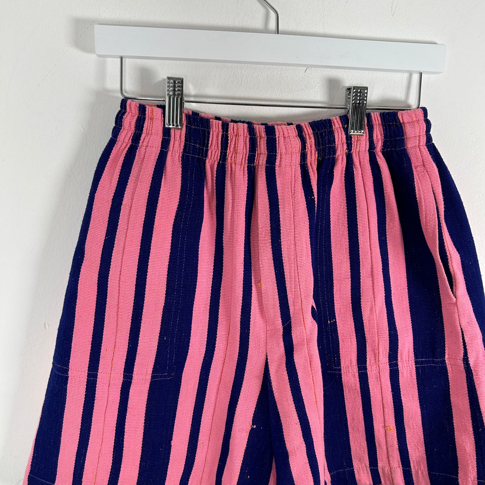 Bode Pink/Blue Striped Shorts Size S/M