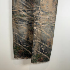 Satoshi Nakamoto Enduro Padded Distressed Canvas Camo Pants