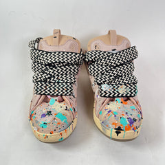 Lanvin X Gallery Dept Pink Paint Splatter Curb Sneaker Size 45