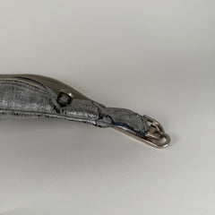 Rick Owens Waxed Metallic Belt Bag