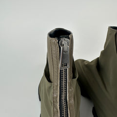 424 Army Green Nylon Marathon Boots Size 11
