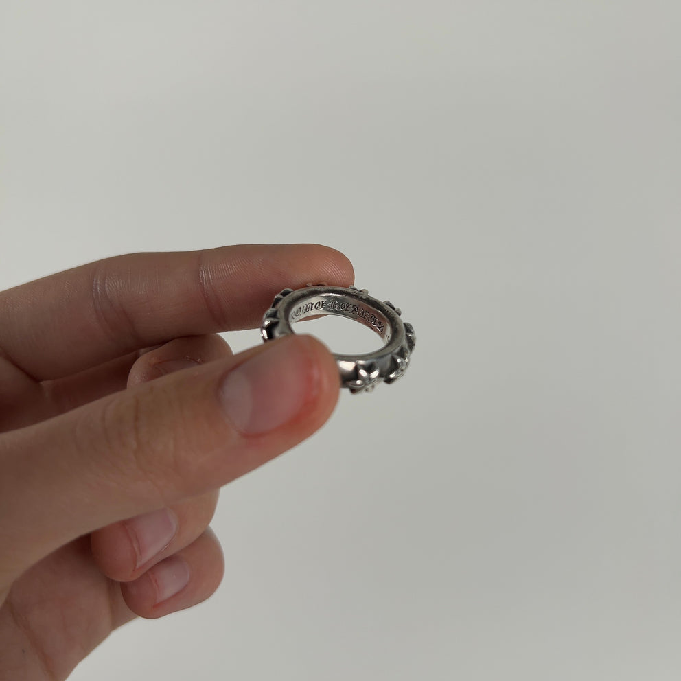 Chrome Hearts Star Band .925 Silver Ring