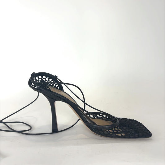 Bottega Veneta Stretch Lace Up Heels
