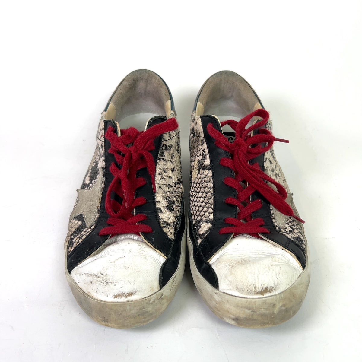 Golden Goose Python Superstar Sneakers