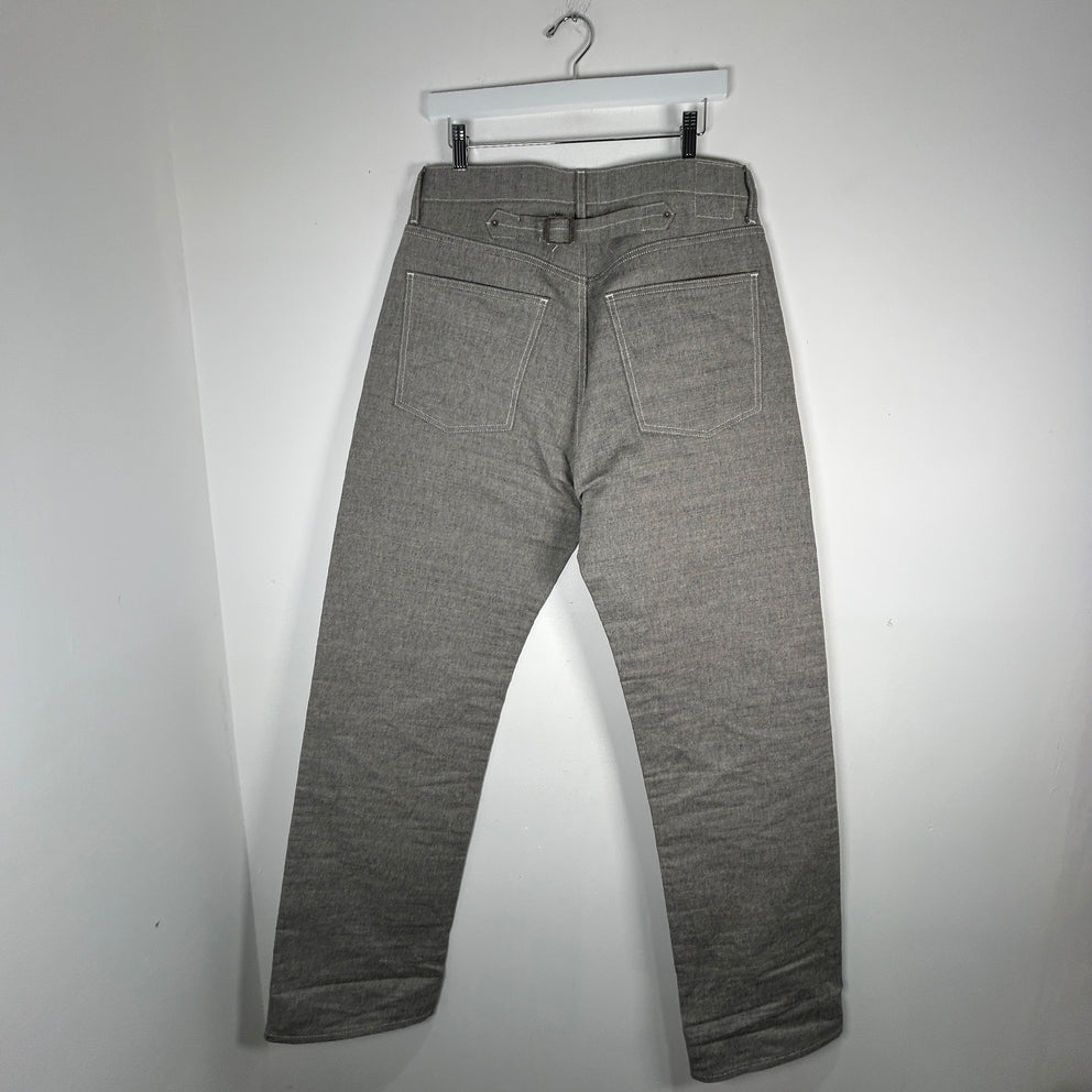 Maison Margiela 12oz Broken Twill 5 Pocket Pants - Caviar Size 30