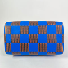 Louis Vuitton Blue Damier Pop Speedy Bandouliere 25