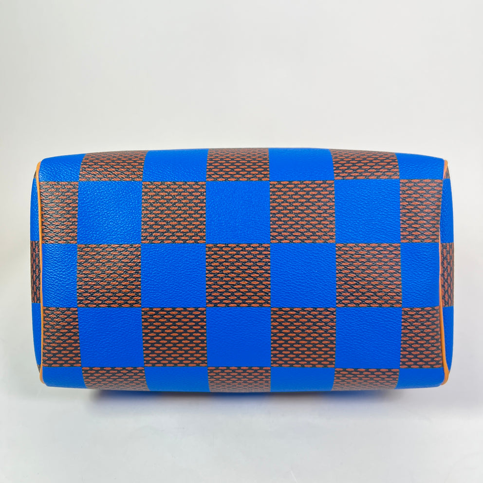 Louis Vuitton Blue Damier Pop Speedy Bandouliere 25
