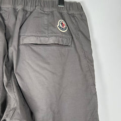 Moncler Grey Cargo Cuffed Pants Size 48