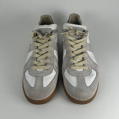 Maison Margiela White/Gray GAT Low-Top Sneaker Size 46