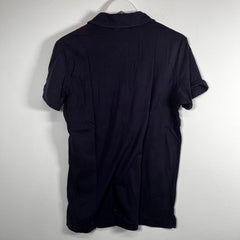 RRL Washed Navy 1/4 Polo Shirt Size M