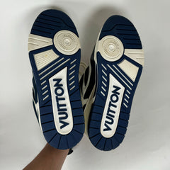 Louis Vuitton Navy Skate Sneakers Size LV 9