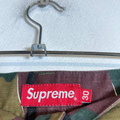 Supreme SS18 Woodland Camo Cargo Pants Size 30