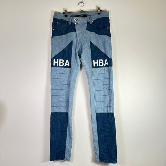 Hood By Air SS14 Panneled Denim Moto Jeans
