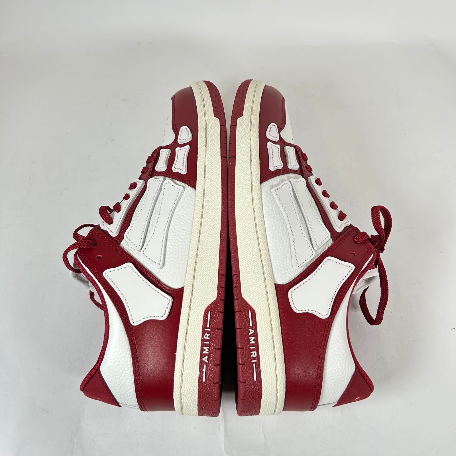 Amiri Burgundy Skel Low-Top Sneaker Size 43