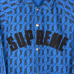 Supreme All Over Panther Snap Button Jacket Size XL
