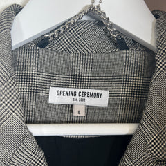 Open Ceremony Plaid Jacket / Skirt Size 0